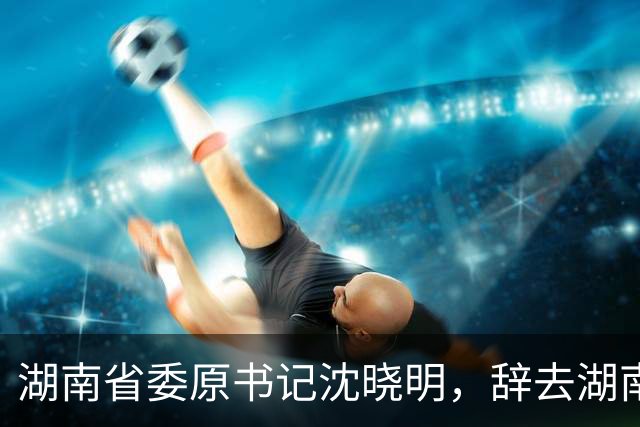 湖南省委原书记沈晓明，辞去湖南省人大常委会主任职务；曾任海南省省长、海南省委书记等职务